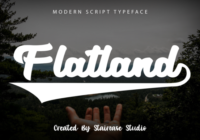 Flatland Font - Featured Image
