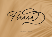 Flaura Font - Featured Image