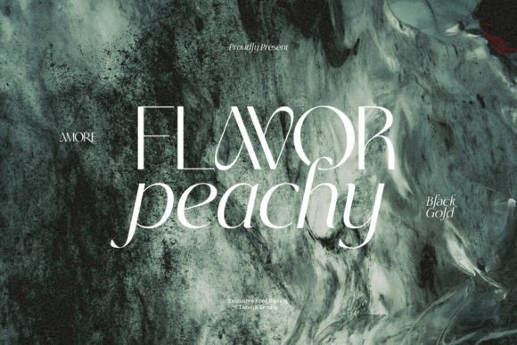 Flavor Peachy Font - Featured Image