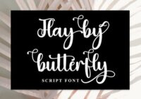 Flay by Butterfly Font - Featured Image