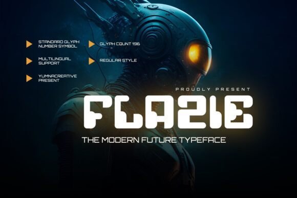 Flazie Font - Featured Image