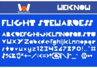 Flight Stewardess Font - Featured Image