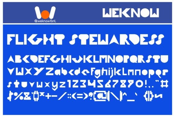 Flight Stewardess Font - Featured Image