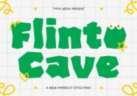 Flinto Cave Font - Featured Image