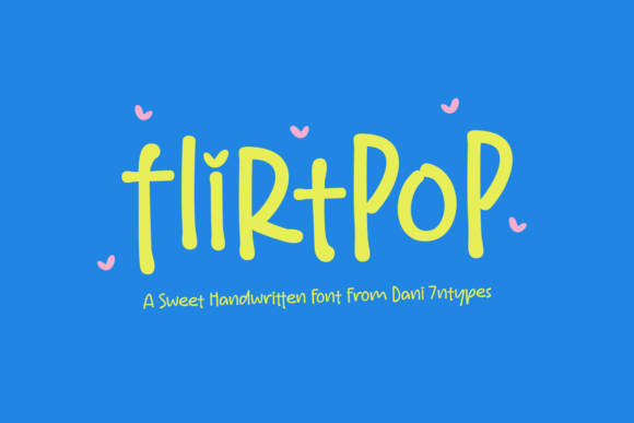 Flirtpop Font - Featured Image