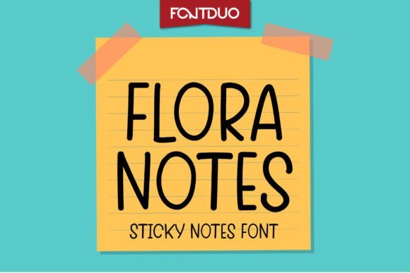 Flora Notes Font - Featured Image