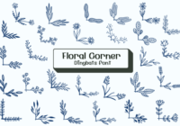 Floral Corner Font - Featured Image