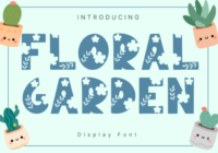 Floral Garden Font - Featured Image