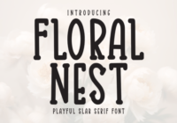 Floral Nest Font - Featured Image