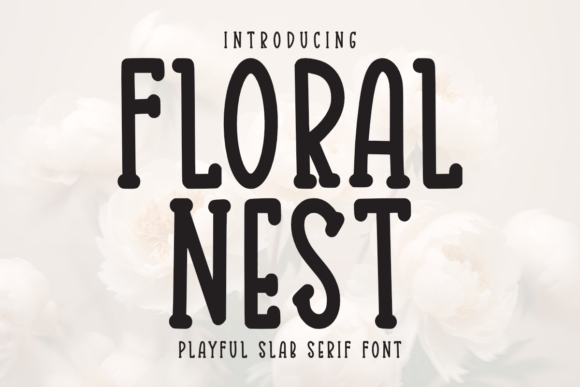 Floral Nest Font - Featured Image