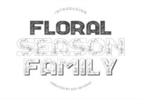 Floral Season Family Font - Featured Image
