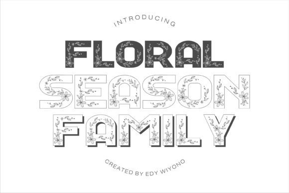 Floral Season Family Font - Featured Image