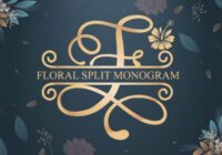 Floral Split Font - Featured Image