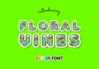 Floral Vines Font - Featured Image