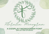 Floralia Monogram Font - Featured Image