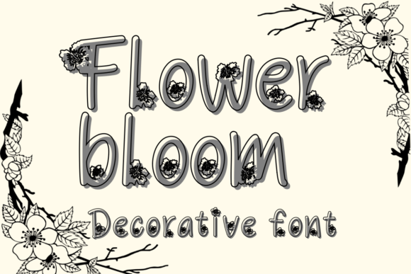 Flower Bloom Font - Featured Image