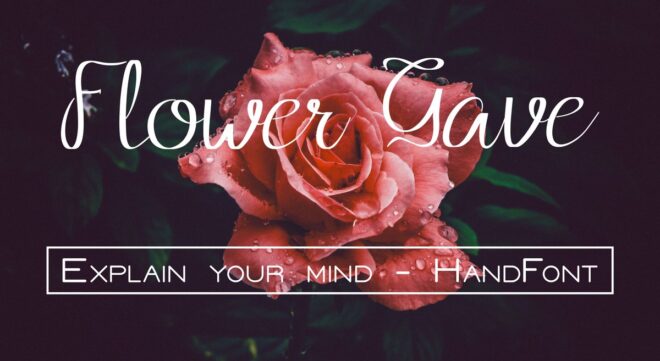 Flower Grave Font - Featured Image