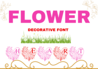 Flower Heart Font - Featured Image
