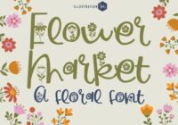 Flower Market Font - Featured Image