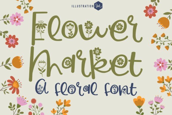 Flower Market Font - Featured Image