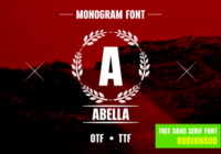 Flower Wreath Monogram Font - Featured Image