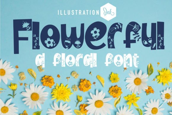 Flowerful Font - Featured Image