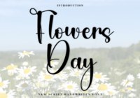 Flowers Day Font - Featured Image