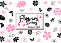 Flowers Spring Font - Featured Image