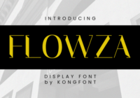 Flowza Font - Featured Image