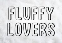 Fluffy Lovers Font - Featured Image