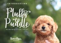 Fluffy Puddle Font - Featured Image