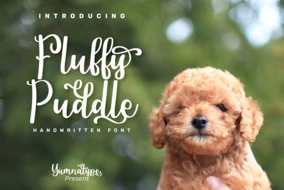 Fluffy Puddle Font - Featured Image