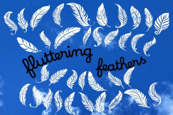 Fluttering Feathers Font - Featured Image