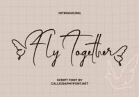 Fly Together Font - Featured Image