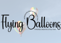Flying Balloons Font - Featured Image