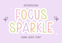 Focus Sparkle Font - Featured Image