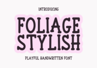 Foliage Stylish Font - Featured Image