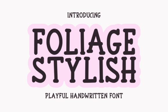 Foliage Stylish Font - Featured Image