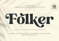 Folker Font - Featured Image