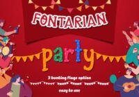 Fontarian Party Font - Featured Image