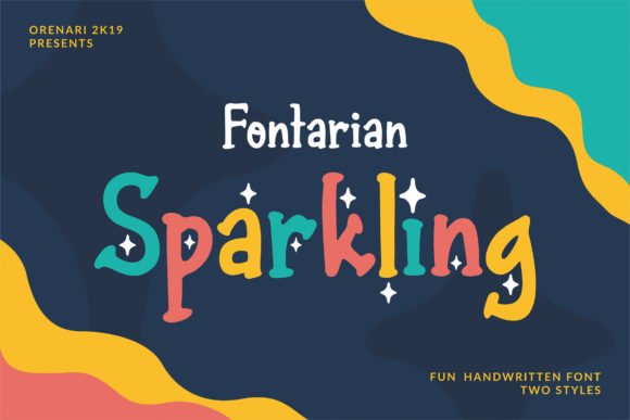 Fontarian Sparkling Font - Featured Image