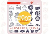 Food Alphabet Font - Featured Image