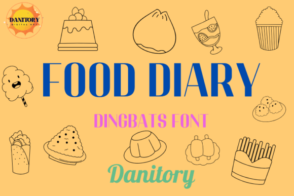 Food Diary Font - Featured Image