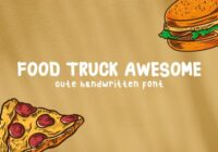 Food Truck Awesome Font - Featured Image