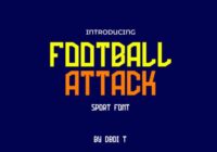 Football Attack Font - Featured Image