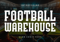 Football Warehouse Font - Featured Image