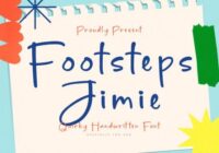 Footsteps Jimie Font - Featured Image