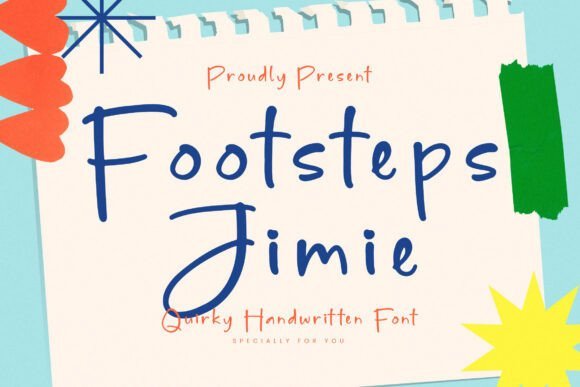 Footsteps Jimie Font - Featured Image