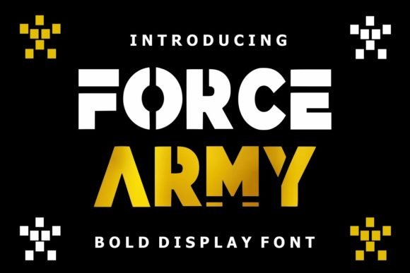 Force Army Font - Featured Image