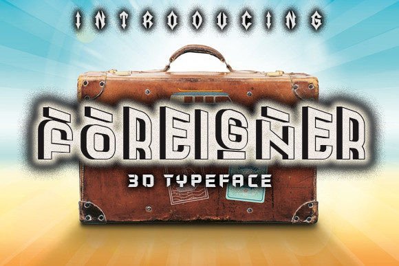 Foreigner Font - Featured Image